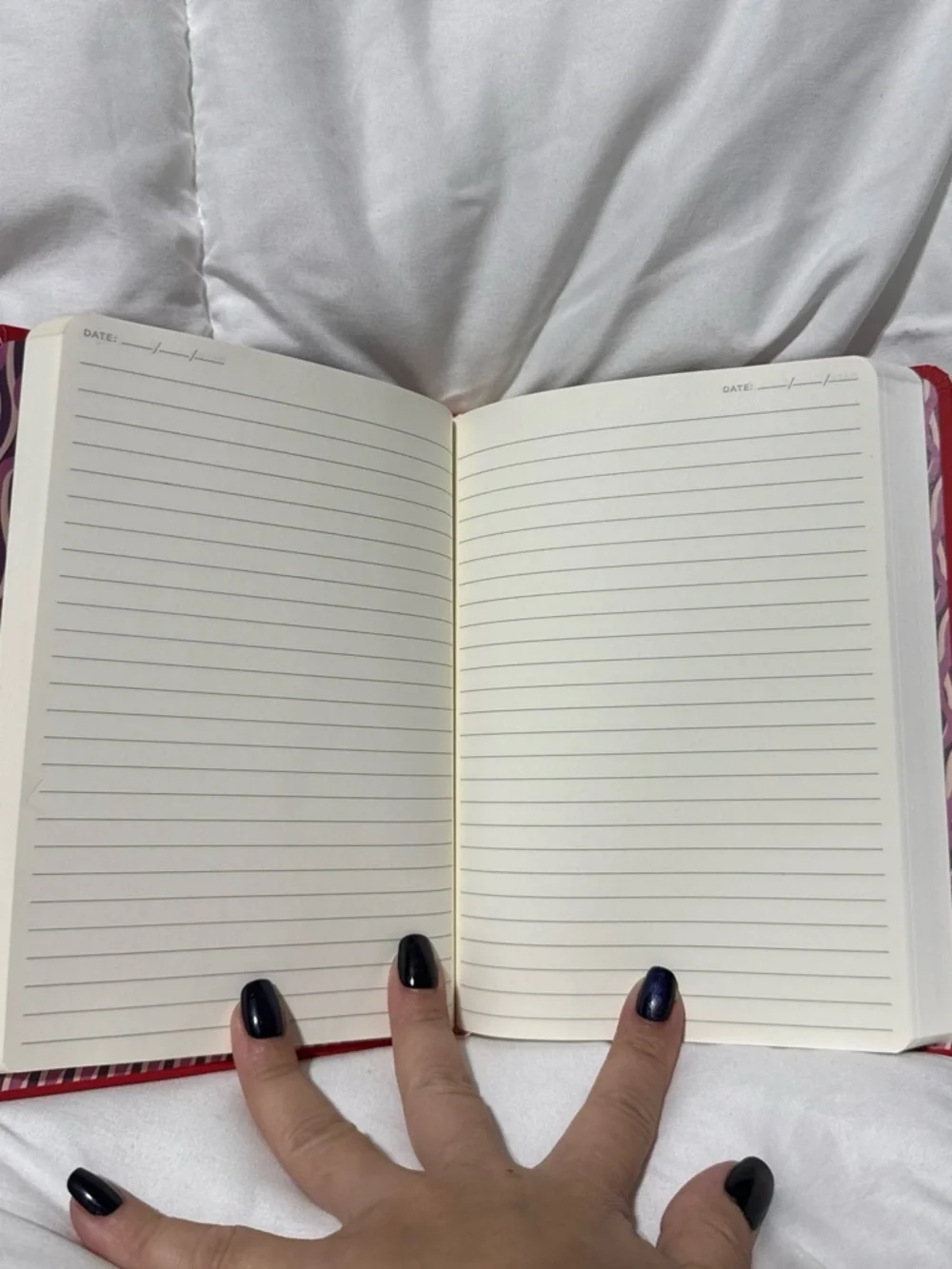 Red Hardcover 'My Business' Notebook by